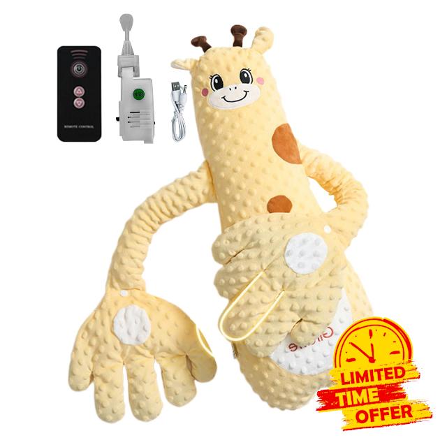 Soothing Palm Pillow – 27 Inch Polyester Pillow | 3 Mode Calming Vibration | Nursery Travel Stroller Companio