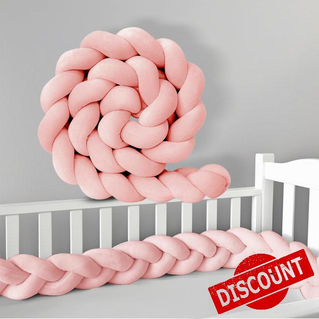 Handmade Soft Knot Braided Knotted Cushion Knot Cushion 100% Cotton Bed Set All Round Braided Protector for Room Decor Plush Pillow for Home Decoration