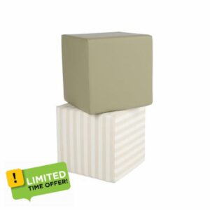 CuddleCo Soft Play Cubes 2pc Set - Build Strength