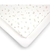 CuddleCo Cot Bed Waterproof Mattress Protector 140x70cm - Hypo-allergenic Fitted Sheet for Toddle...