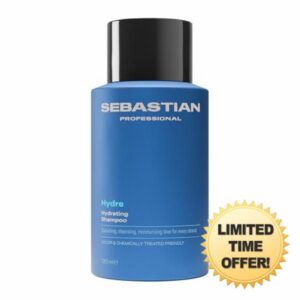 Sebastian Professional Hydre Hydrating Shampoo for Dehydrated Hair - Deep Moisture Hair Treatment for Dry Hair - Colour-Safe Formula (280ml)