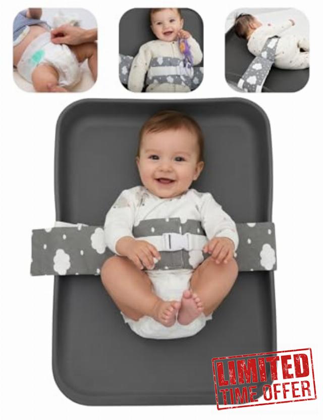 Baby Changing Pad Strap - Cotton Soft Skin-Friendly