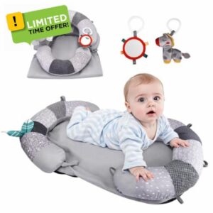 Tummy Time Mat and Seated Pillow for Infa