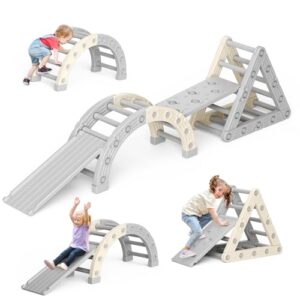Montessori Indoor Playset with Slide and Rocker