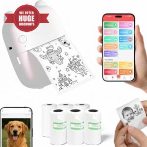 Snapcell Voice-Activated Thermal Printer for Kids