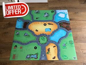 Zoo Playmat - compatible with all the most popular children’s animals toys and figures 85cm x 85cm