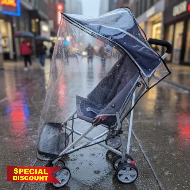 RAIN Cover to fit Mobiquip XL Special Needs Pushchair (Fits Over a Sun Hood)