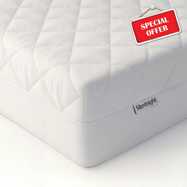 Silentnight Cot Bed Mattress - Safety & Supportive Comfort Baby Nursery - Breathable Fibres Prevents Overheating & Reduce Sleep Disturbance - Hypoallergenic & Machine Washable Cover