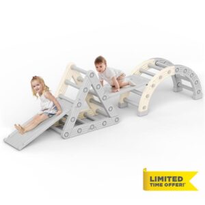 Toddlers Climbing Frame Set with Slide