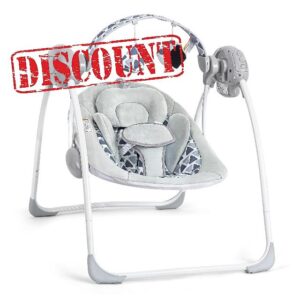 LADIDA Electric Baby Foldable Swing Speed Control Timer Music & Toys 2302