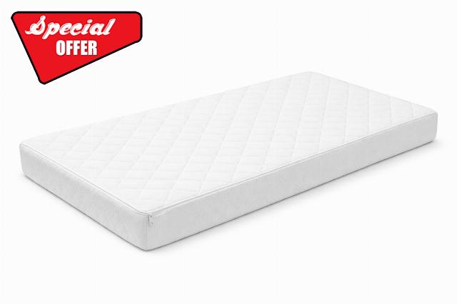 MOTHER LAND Cot Mattress 120 x 60 x 10 cm – Extra Thick Baby Cot Bed Mattress