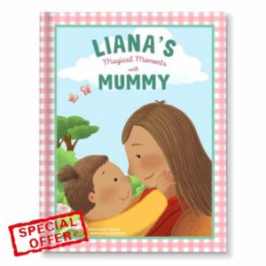 Baby’s First Mother’s Day with Mummy Personalised Book | Hardcover | 22cm x 28cm | I See Me!