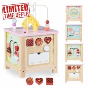 COSTWAY Wooden Activity Cube