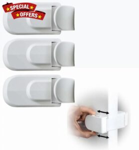 The Snap-On Door Lock Kids Can't Reach or Defeat - No Tools or Adhesives Required