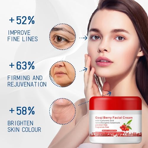 Anti Wrinkle Anti Aging Antioxidant Face Moisturiser Revitalising Face Cream 100ml