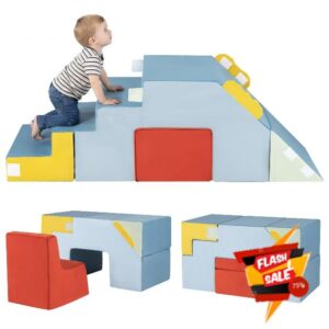 COSTWAY Soft Play Climbing Blocks