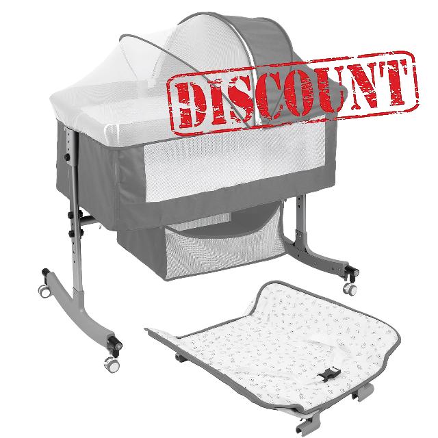 Baby Bedside Crib Baby Crib with with Wheels