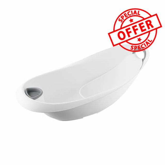 simpa Newborn Baby Bath Tub with Detachable Anti Slip Support and Draining Soap Tray