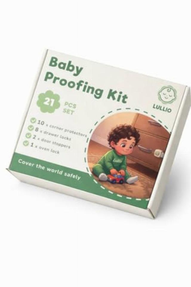 Baby Proofing Kit for Home and Kitchen – 21-Piece Safety Set with 10 Baby Corner Protectors