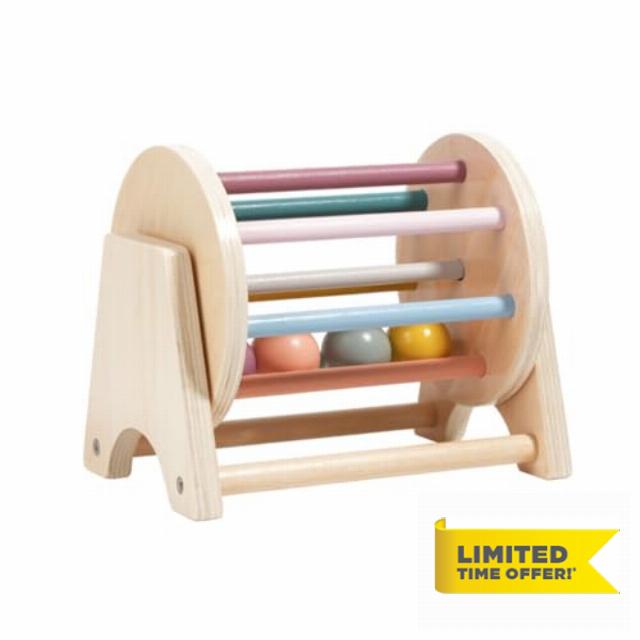 Wooden Rolling Drum Montessori Toy