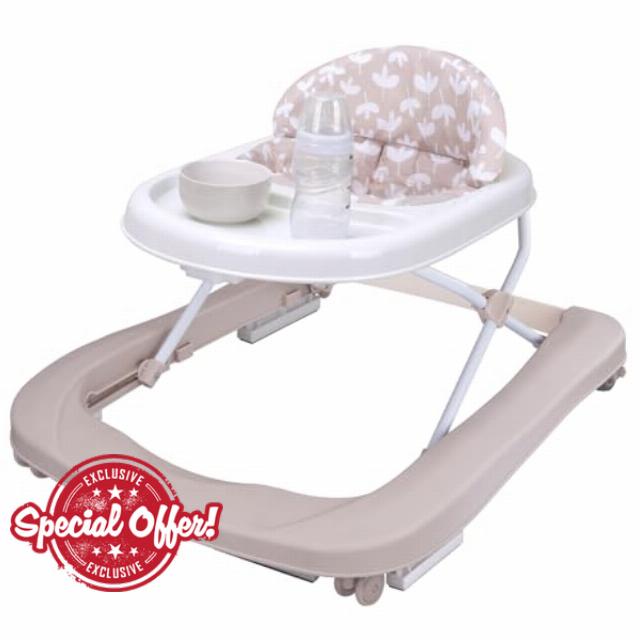 BabyTronix 4-in-1 Baby Walker with Activity Centre
