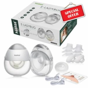 Haakaa E-Ladybug Wearable Electric Breast Pump – Ultra-Slim