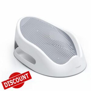 Crystals Baby Bath Support Seat-Soft Touch Ergonomic Design - Anti-Slip Base-Safe & Comfortable Baby Bath Tub Lightweight- 0-6 Months