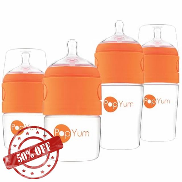 PopYum Baby Bottle Starter Kit