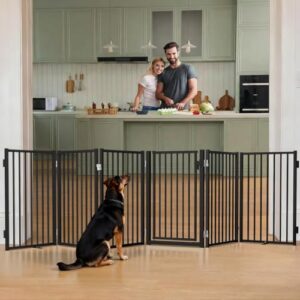 305cm Extra Wide Pet Safety Fence with Support Feet