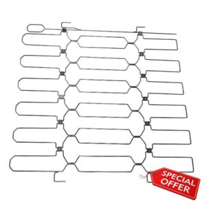 Pssopp Front Door Dog Barrier Retractable Metal Dog Gate