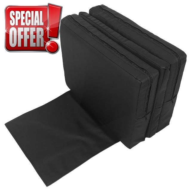 CALLARON Booster Cushion Boys and Barber Chair Increasing Cushion Three-Layer Thickened Design Soft PU Leather Sponge Pad Portable Seat for Haircuts and Nail Sessions