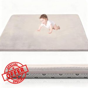 Coral Velvet Baby Play Mat