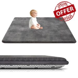 Coral Velvet Baby Play Mat