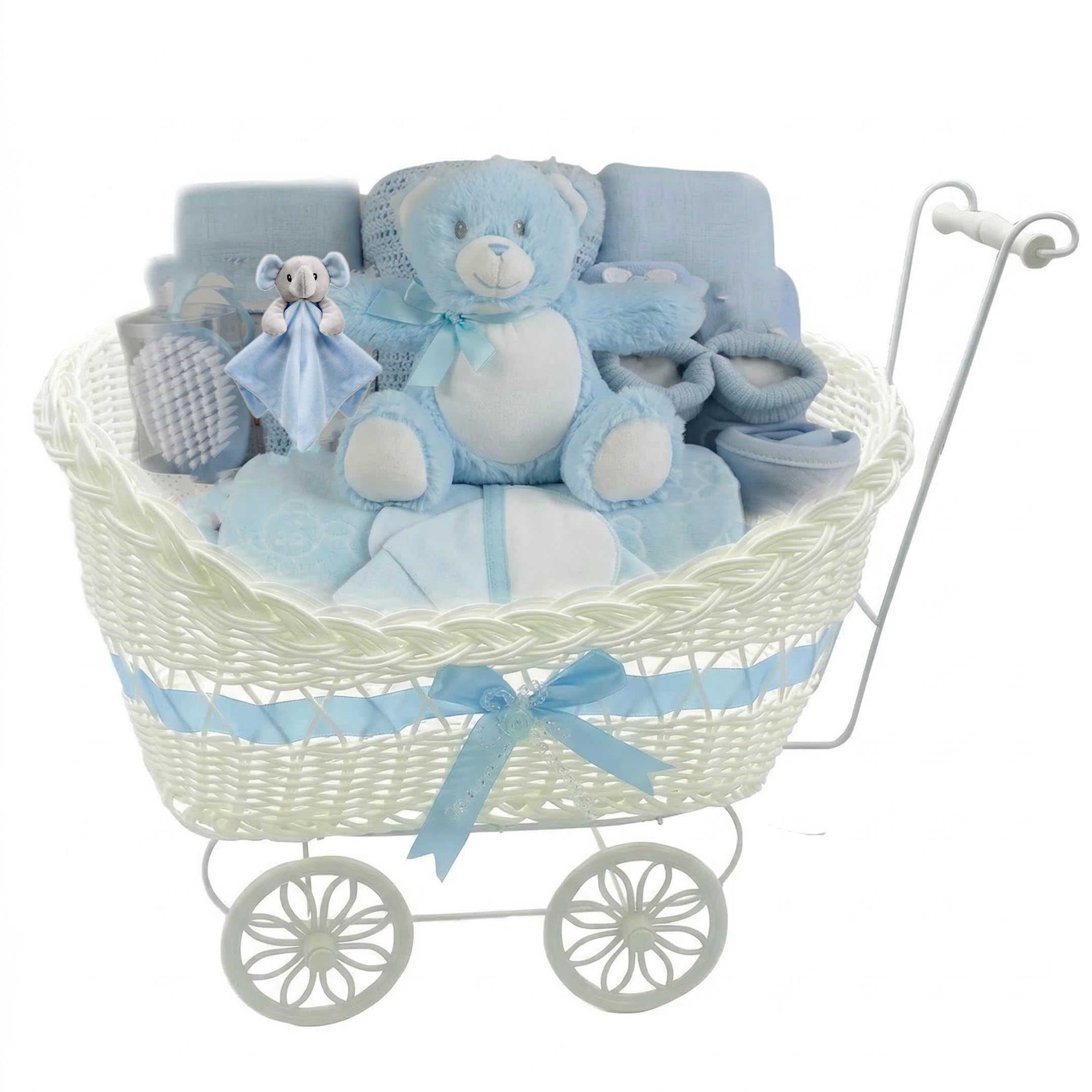 Blue Newborn Boy Essentials Set