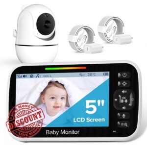 RFAQK Non Wifi Baby Monitor With Camera And Night Vision