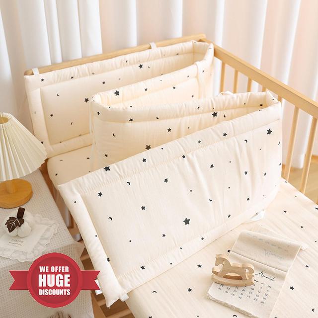 Breathable Cot Bumper & Toddler Bed Guard Set