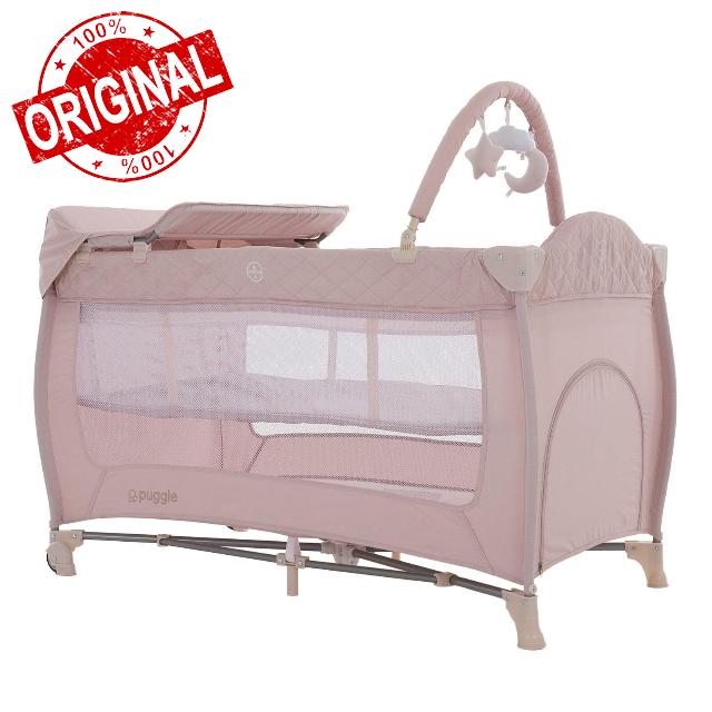 Puggle Easy Fold Luxe 3-in-1 Travel Cot
