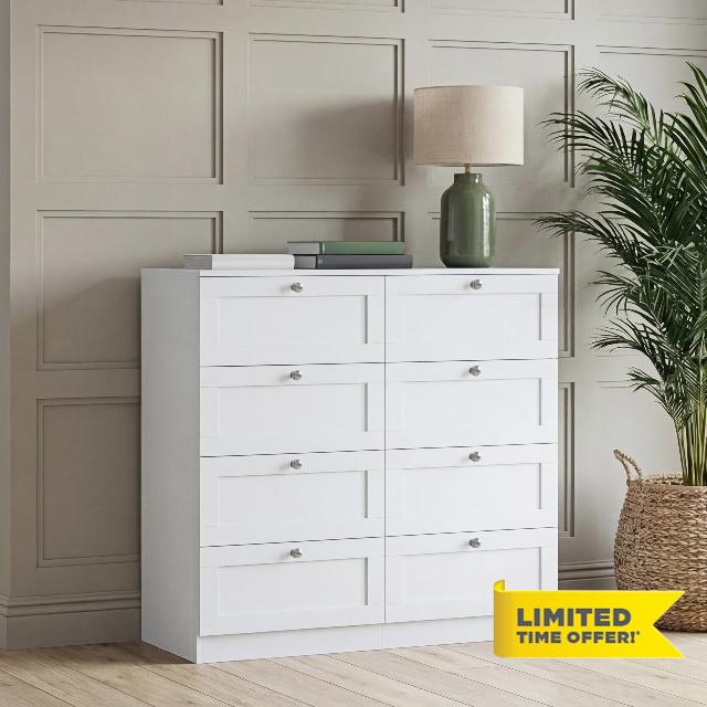 Vida Designs Altino 8 Drawer Chest