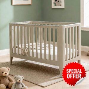 Babymore Iris Cot Bed – Cashmere