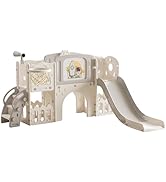 Play area barrier system with transparent mesh sides containing colorful balls, shown in living room setting next to beige furniture.