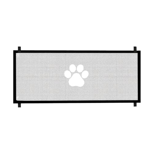 Pet Stair Safety Gate with Breathable Mesh Screen