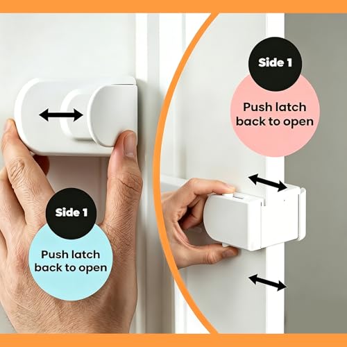 No Drill No Adhesive Child Proof Door Handle Lock