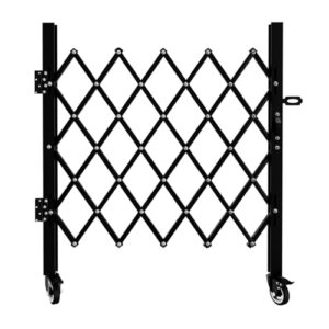 Expandable Safety Barrier with 360° Swivel Casters Lockable Design