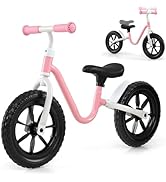 Maxmass 2 in 1 Kids Tricycle, Baby Balance Bike with Removable Pedals and Storage Basket, Carbon ...