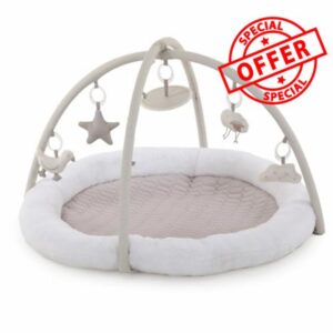Puggle Lamb Sensory 2-in-1 Activity Playmat & Gym - Cashmere