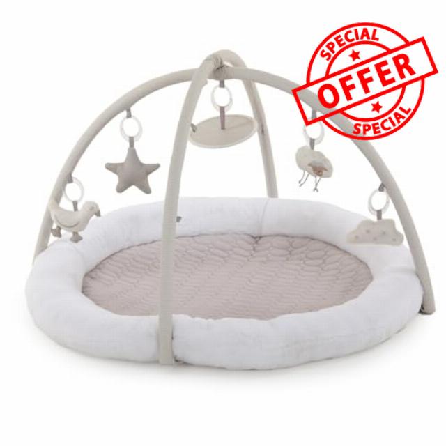 Puggle Lamb Sensory 2-in-1 Activity Playmat & Gym - Cashmere