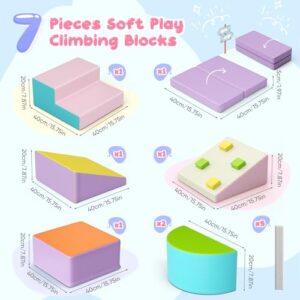 7-Piece Soft Play Blocks for Toddlers