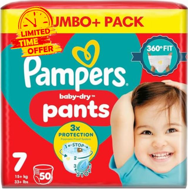 Pampers Baby Dry Pants Size 7
