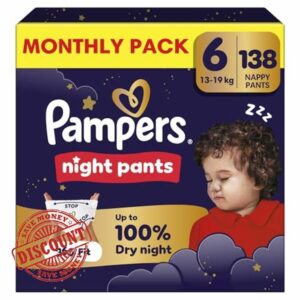 Pampers Night Nappy Pants Size 6