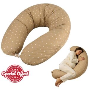 Bebamour Pregnancy Pillow & Nursing Pillow 2-in-1